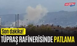 Son Dakika: TÜPRAŞ İzmit Rafinerisinde Patlama