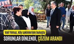 OSMANİYE VALİSİ YILMAZ, KÖY SAKİNLERİNİN SORUNLARINI DİNLEDİ