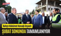 OSMANİYE'NİN BAHÇE İLÇESİNDE HÜKÜMET KONAĞI İNŞAATI ŞUBAT'TA TAMAMLANIYOR