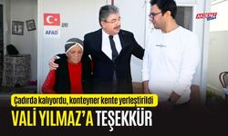 OSMANİYE'DE ÇADIRDA YAŞIYORDU, KONTEYNER KENTE YERLEŞTİRİLDİ