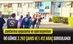 JANDARMA'NIN UYGULAMA VE OPERASYONLARI SÜRÜYOR