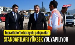 OSMANİYE'NİN TOPRAKKALE İLÇESİNDE STANDARTLARI YÜKSEL YOL YAPILIYOR