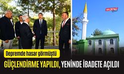 OSMANİYE'DE DEPREMDE HASAR GÖREN CAMİ, GÜÇLENDİRİLEREK İBADETE AÇILDI