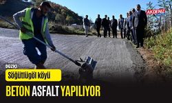 OSMANİYE'DE KÖY YOLLARI ASFALTLANIYOR