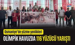 OSMANİYE'DE YÜZME ŞENLİKLERİ DÜZENLENDİ