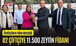 OSMANİYE'DE 85 ÇİFTÇİYE 11.500 ZEYTİN FİDANI DAĞITILDI