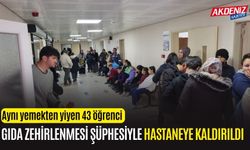 43 öğrenci gıda zehirlenmesi şüphesiyle hastaneye kaldırıldı