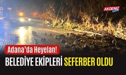 Adana’da Heyelan! Belediye Ekipleri Seferber Oldu