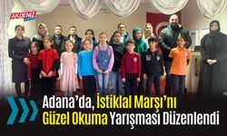 Adana’da, İstiklal Marşı’nı Güzel Okuma Yarışması Düzenlendi