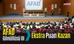 AFAD Gönüllüsü Ol, Ekstra Puan Kazan