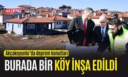 OSMANİYE'NİN DÜZİÇİ İLÇESİNDE BİR KÖY İNŞA EDİLDİ