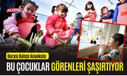 OSMANİYE'DE MİNİK ÖĞRENCİLER, GÖRENLERİ ŞAŞKINA ÇEVİRİYOR