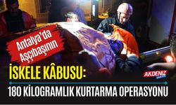 Antalya’da Aşçıbaşının İskele Kâbusu: 180 Kilogramlık Kurtarma Operasyonu