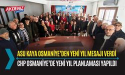 CHP OSMANİYE’DE YENİ YIL PLANLAMASI YAPILDI