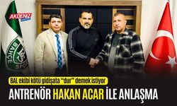 OSMANİYE: BAHÇESPOR, ANTRENÖR HAKAN ACAR İLE ANLAŞTI