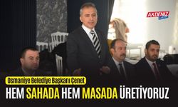 OSMANİYE: BAŞKAN ÇENET, "ALT YAPI PROJESİNDE SONA GELDİK"