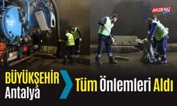 Büyükşehir Antalya, Tüm Önlemleri Aldı