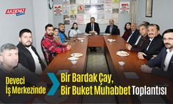 OSMANİYE’DE BİR BARDAK ÇAY, BİR BUKET MUHABBET TOPLANTISI YAPILDI