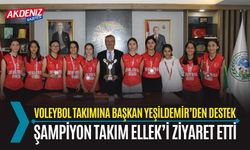 OSMANİYE: VOLEYBOL ŞAMPİYONLARI ELLEK BELEDİYE BAŞKANI İLE BULUŞTU