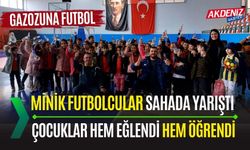 OSMANİYE DÜZİÇİ'NDE EĞLENCELİ "GAZOZUNA FUTBOL" MAÇI