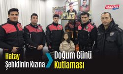 Hatay Şehidinin Kızına Doğum Günü Kutlaması