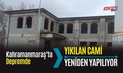 Depremde yıkılan cami yeniden yapılıyor