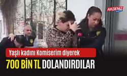 Yaşlı kadını Komiserim diyerek  700 bin TL dolandırdılar