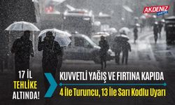 Meteoroloji’den Alarm: 17 İl İçin Kodlu Uyarı, Sağanak ve Fırtına Kapıda