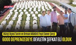 OSMANİYE: ÇERÇİ, "6000 DEPREMZEDEYE DEVLETİN ŞEVKATLİ ELİ OLDUK"