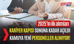 Devlete Kadro Müjdesi: 2025’in İlk Alımları İçin Tarihler Belli Oldu!