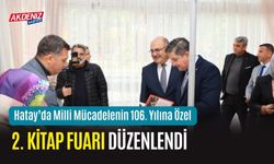 Hatay’da Milli Mücadelenin 106. Yılına Özel 2. Kitap Fuarı Düzenlendi