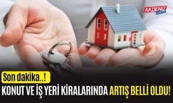 Konut ve İş Yeri Kiralarında artış belli oldu!