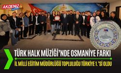 OSMANİYE TÜRK HALK MÜZİĞİ TOPLULUĞU, KORO YARIŞMASINDA TÜRKİYE’NİN ZİRVESİNE YERLEŞTİ