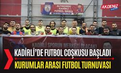 KADİRLİ BELEDİYESİ’NİN FUTBOL TURNUVASI BÜYÜK HEYECANLA BAŞLADI