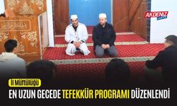 OSMANİYE:  MÜFTÜLÜK TEFEKKÜR PROGRAMI DÜZENLEDİ