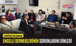 OSMANİYE MÜFTÜSÜ ÇAKMAK, ENGELLİ DERNEKLERİNİN SORUNLARINI DİNLEDİ