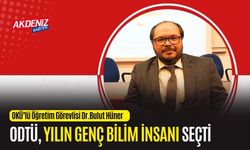 OSMANİYE: ODTÜ'DEN OKÜ'LÜ HÜNER'E "EN GENÇ BİLİM İNSANI" ÖDÜLÜ