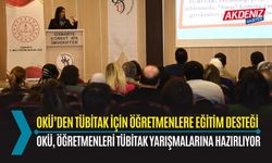 OKÜ’DEN TÜBİTAK İÇİN ÖĞRETMENLERE EĞİTİM DESTEĞİ