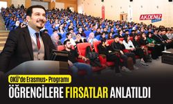 OSMANİYE'DE OKÜ ÖĞRENCİLERİNE ERASMUS FIRSATLARI ANLATILDI