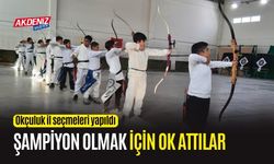 OSMANİYE'DE OKÇULUK SEÇMELERİ ÇEKİŞMELİ GEÇTİ