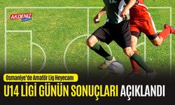 OSMANİYE: AMATÖR LİGDE U14 HEYECANI DEVAM EDİYOR