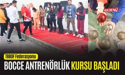 OSMANİYE: BOCCE ANTRENÖRLÜK KURSU BAŞLADI