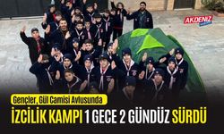 OSMANİYE'DE İZCİLER CAMİ AVLUSUNDA KAMP YAPTI