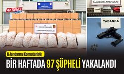 OSMANİYE: JANDARMA OPERASYONLARINDA 97 ŞÜPHELİ YAKALANDI