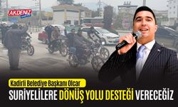 OSMANİYE'DEN GİTMEK İSTEYEN SURİYELİLERE ULAŞIM DESTEĞİ VERİLECEK