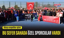 OSMANİYE'DE ÖZEL SPORCULAR HOKEY MAÇI YAPTI