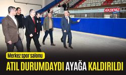 OSMANİYE'DE SPOR SALONU, ATIL DURUMDAN AYAĞA KALDIRILDI