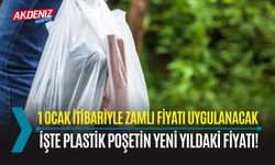 Plastik poşet fiyatlarına 1 Ocak İtibariyle zam!