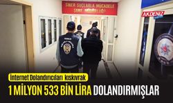 OSMANİYE POLİSİNİN MERSİN'DE YAKALADIĞI 2 DOLANDIRICI TUTUKLANDI