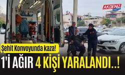 Şehit Eren Kızıldağ’ın Cenaze Yolunda Acı Kaza